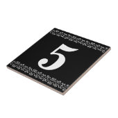 Viktorianische Zahlenteile Fliese (Seite)