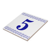 Viktorianische Zahlenteile Fliese (Seite)