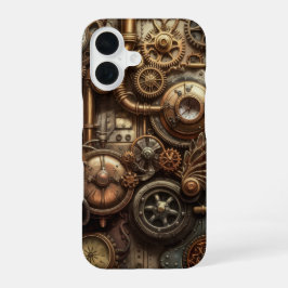 Viktorianische Zahnräder und Zahnräder iPhone 16 Hülle