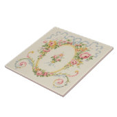 Viktorianische Zeitalter-Medallion & Blue Ribbon Fliese (Seite)