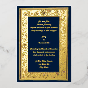 Viktorianische Zeitschrift & Berries von Anton Sed Folieneinladung