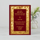 Viktorianische Zeitschrift & Berries von Anton Sed Folieneinladung (Stehend vorne)