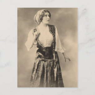 Viktorianische Zigeuner-Postkarte Postkarte