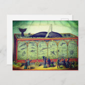 Viktorianische Zirkus-Vintage Ausstellung Postkarte (Vorne/Hinten)