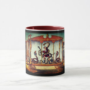 Viktorianische Zirkus-Vintage Ausstellung Tasse