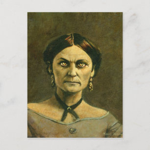 Viktorianische Zombie Postkarte