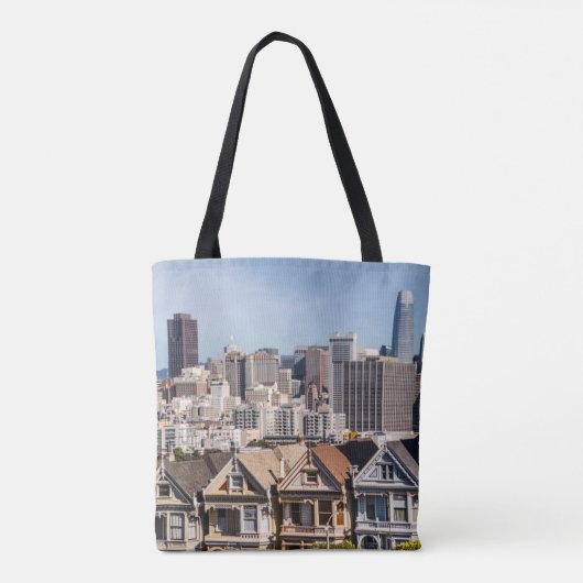 Viktorianische Zuhause in San Francisco Tasche (Rückseite)