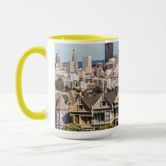 Viktorianische Zuhause in San Francisco Tasse (Links)