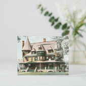 Viktorianischer Adressenwechsel Postkarte (Stehend Vorderseite)