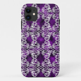 Viktorianischer Amethyst & Spitze iPhone 5 Hülle