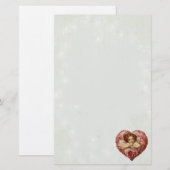 Viktorianischer Amor Briefpapier (Vorne/Hinten)