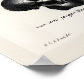 Viktorianischer anatomischer Schädel-Kunstprint Me Poster (Ecke)