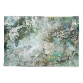 Viktorianischer Atem des Frühjahrs Design-Green Kissenbezug (Rückseite-Links)