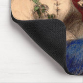 Viktorianischer Ausdruck des Kranzes Mousepad (Ecke)