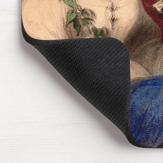 Viktorianischer Ausdruck des Kranzes Mousepad (Ecke)