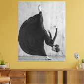 Viktorianischer Balletttänzer in Bewegung Leinwanddruck (Insitu (Wohnzimmer))