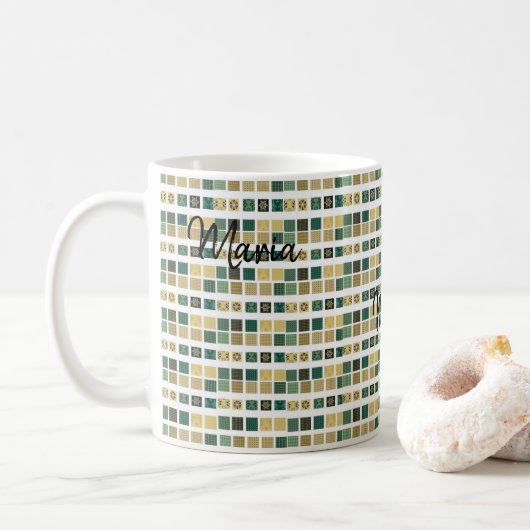 Viktorianischer Becher Kaffeetasse (Mit Donut)