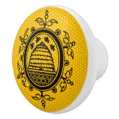 Viktorianischer Bienenstock Keramikknauf (Rechts)