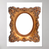Viktorianischer Bilderrahmen minimalistisch Poster (Vorne)