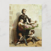 Viktorianischer Blume Postkarte (Vorderseite)