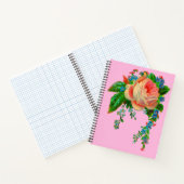 Viktorianischer Blumendruck Notizblock (Innenseite)