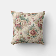 Viktorianischer botanischer Chintz-Englischer Rose