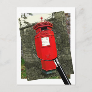 Viktorianischer Briefkasten - Berkeley Castle Postkarte