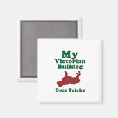 Viktorianischer Bulldog Magnet (Vorderseite/Rückseite)