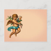 Viktorianischer Cherub Postkarte (Vorderseite)