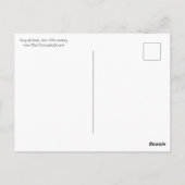 Viktorianischer Clubkönig Postkarte (Rückseite)