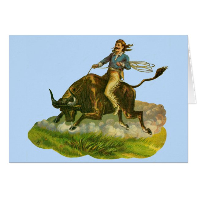 Viktorianischer Cowboy-Bulle (Vorderseite (Horizontal))