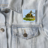 Viktorianischer Cowboy-Bulle Button (Beispiel)
