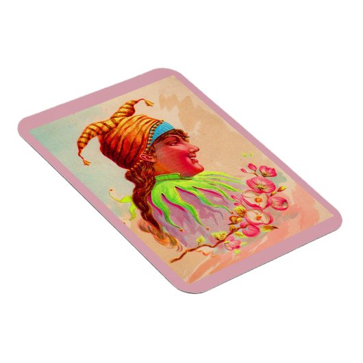 Viktorianischer Damenjester Magnet (Rechte Seite)