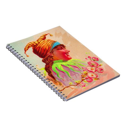 Viktorianischer Damenjester Notizblock (Rechte Seite)