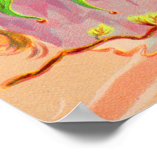 Viktorianischer Damenjester Poster (Ecke)