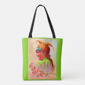Viktorianischer Damenjesterprint Tasche (Rückseite)