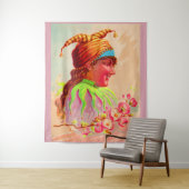 Viktorianischer Damenjesterprint Wandteppich (Beispiel)