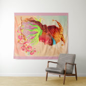 Viktorianischer Damenjesterprint Wandteppich (Beispiel (Horizontal))