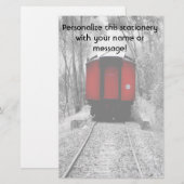 Viktorianischer Dampfzug von Red Caboose Briefpapier (Vorne/Hinten)