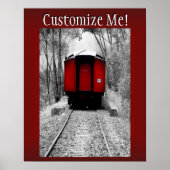 Viktorianischer Dampfzug von Red Caboose Poster (Vorne)