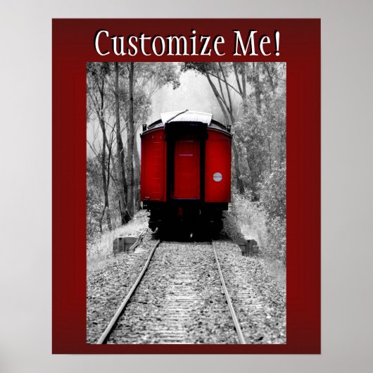 Viktorianischer Dampfzug von Red Caboose Poster (Vorne)