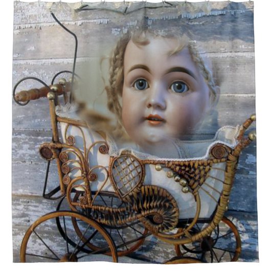 Viktorianischer Duschvorhang (Vorderseite)