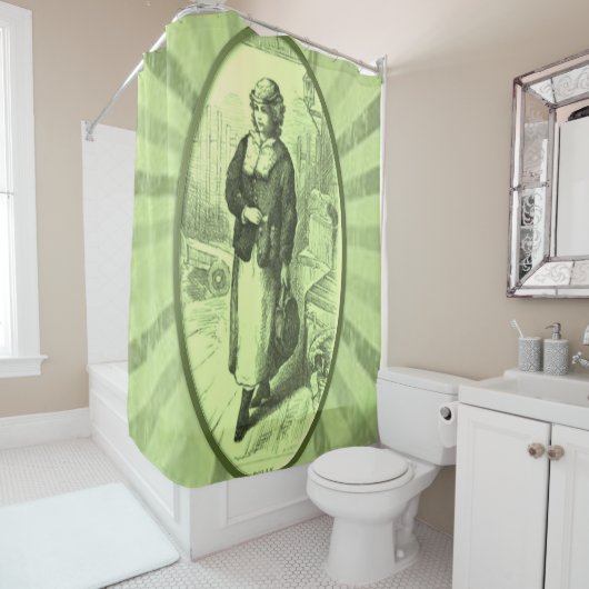 Viktorianischer Duschvorhang (Beispiel)