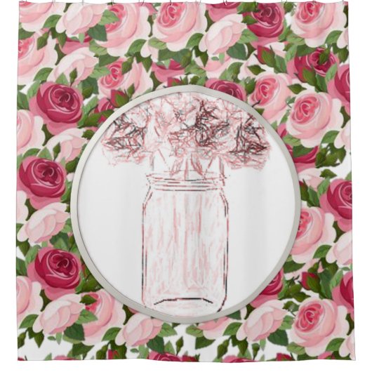 Viktorianischer Duschvorhang (Vorderseite)