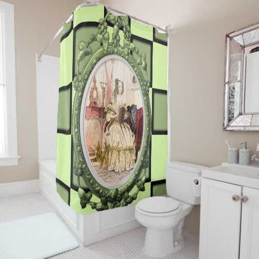 Viktorianischer Duschvorhang (Beispiel)