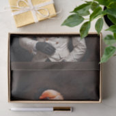 Viktorianischer edler Flamingo aus Noble in eng un Seidenpapier (Geschenk)