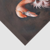 Viktorianischer edler Flamingo aus Noble in eng un Seidenpapier (Ausschnitt)