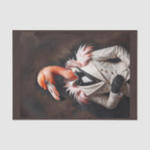 Viktorianischer edler Flamingo aus Noble in eng un Seidenpapier (Vorderseite)