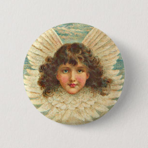 Viktorianischer Engel Button