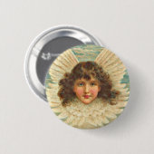 Viktorianischer Engel Button (Vorne & Hinten)